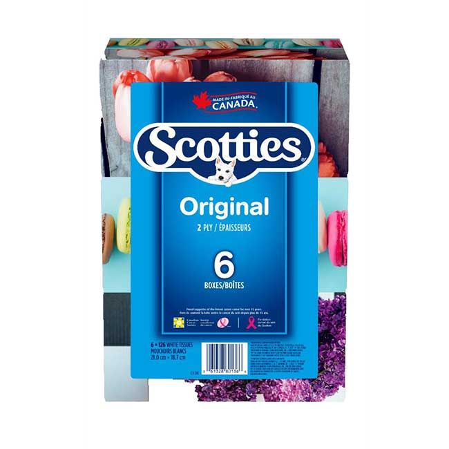 Scotties 2 Ply Facial Tissue, 126 Count -- 48 Per Case