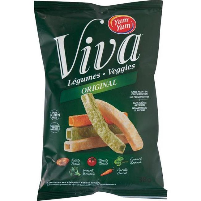 Viva Original Vegetable Sticks, 38 G -- 30 Per Case