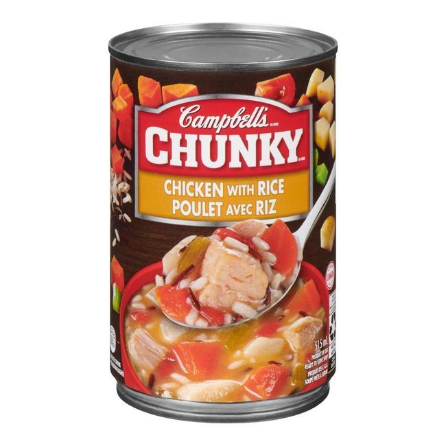Campbell's Chunky Chicken With Rice Soup, 515 Ml -- 12 Per Case