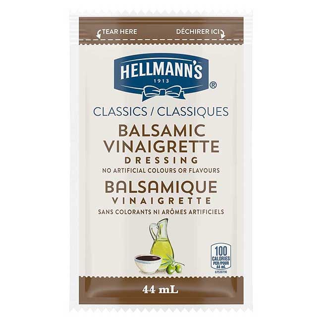 Hellmann's Balsamic Dressing - Portion Pack, 44 Ml -- 102 Per Case