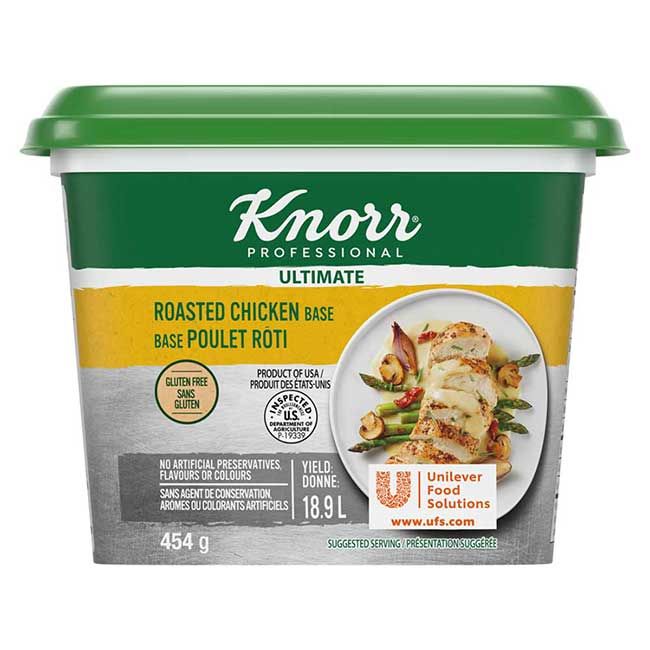 Knorr Professional Gluten Free Ultimate Roasted Chicken Base, 454 G -- 6 Per Case