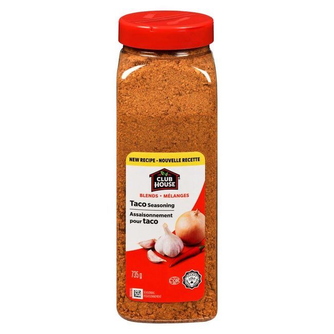 Club House Taco Seasoning, 735 G -- 12 Per Case