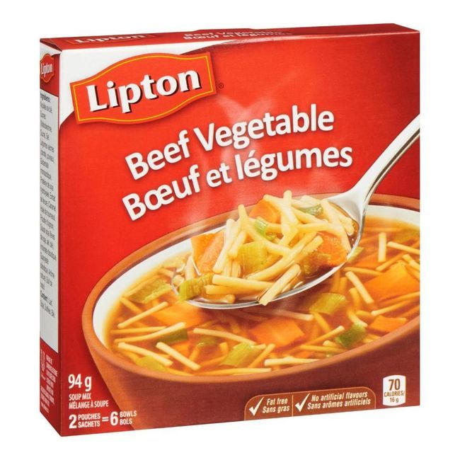 Lipton Beef/noodle Soup Mix, 94 G -- 24 Per Case