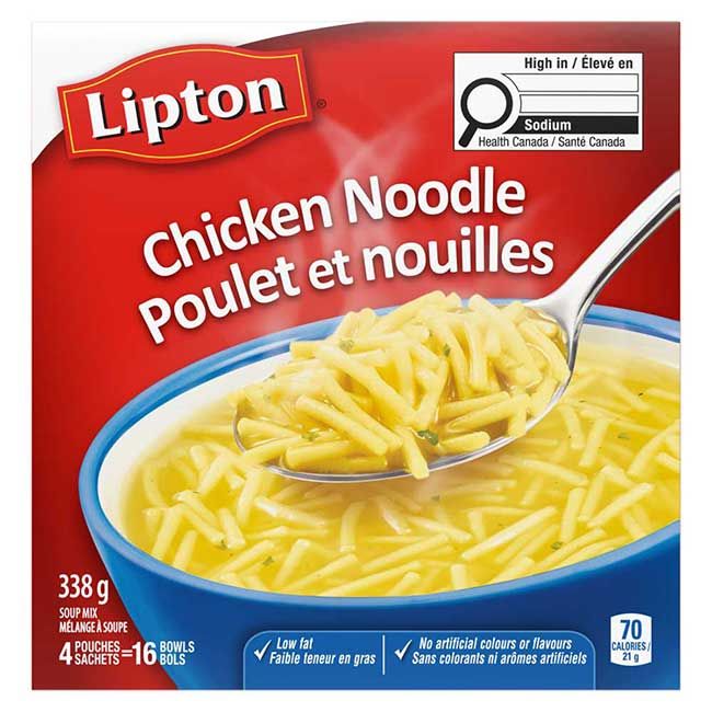 Lipton Chicken Noodle Soup, 338 G -- 16 Per Case