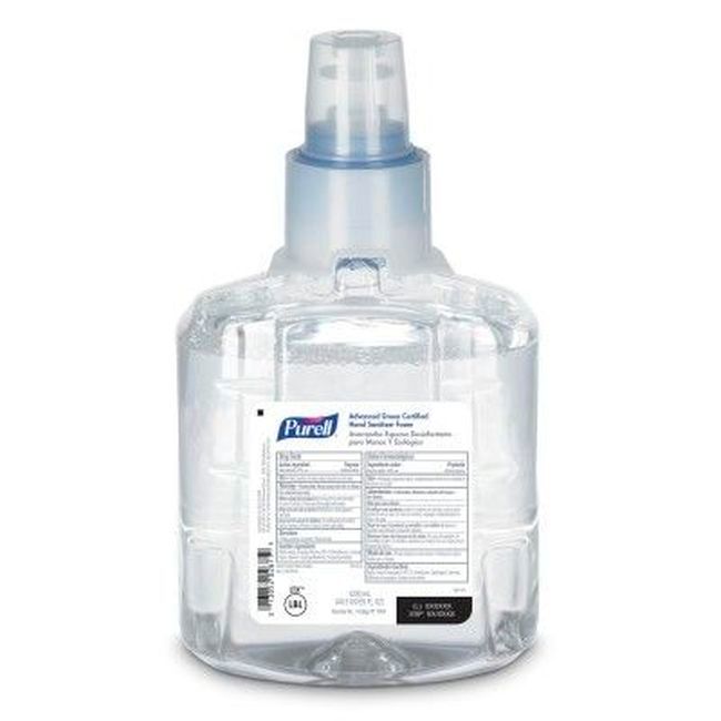 Purell Advanced Foam Hand Rub Refill For Ltx-12 Dispenser, 1200 Ml -- 2 Per Case