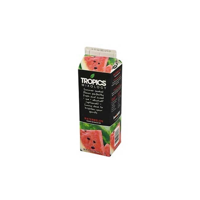 Tropics Watermelon Drink Mix, 32 Oz -- 12 Per Case