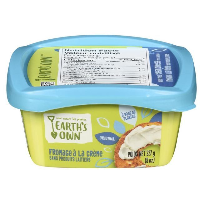 Earth's Own Dairy Free Cream Cheese Spread, 227 G -- 6 Per Case