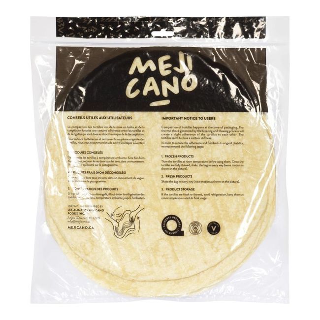 Mejicano 12 Inch Flour Tortilla, 12 Count -- 6 Per Case