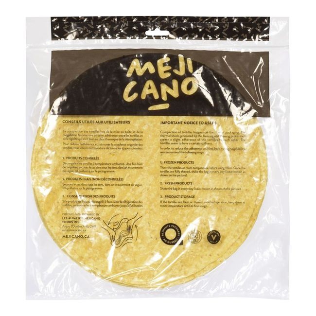 Mejicano 12 Inch Lemon Rosemary Tortilla, 12 Count -- 6 Per Case