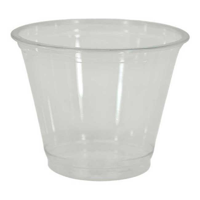 Sip N' Save Unwrapped Clear Plastic Cup, 9 Oz -- 500 Per Case