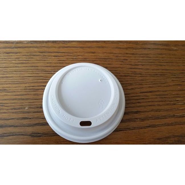 Genpak White Plastic Dome Lid For 10/12/16/20 Oz Paper Cup -- 1000 Per Case