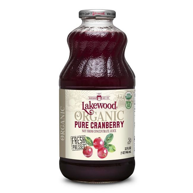 Lakewood Pure Cranberry Juice, 946 Ml -- 6 Per Case
