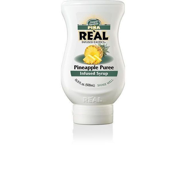 Real Pineapple Puree Infused Syrup, 500 Ml -- 6 Per Case