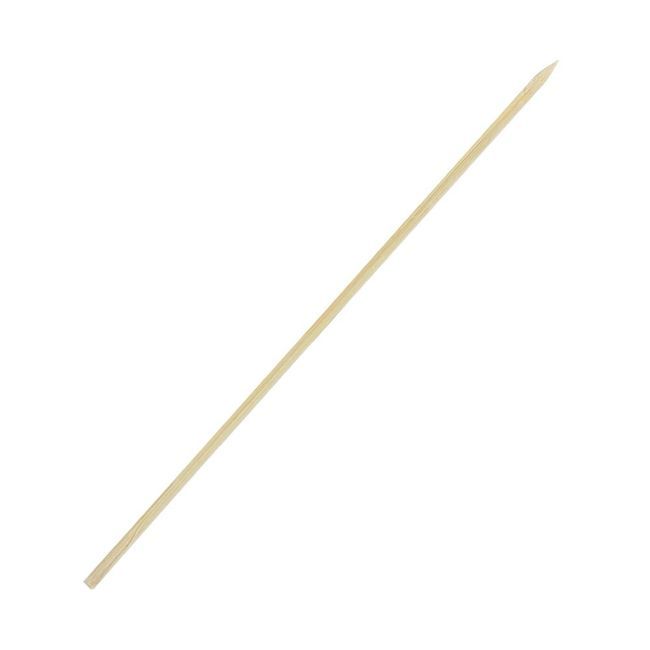 Touch 6 In Natural Bamboo Skewer Stick, 100 Count -- 100 Per Case