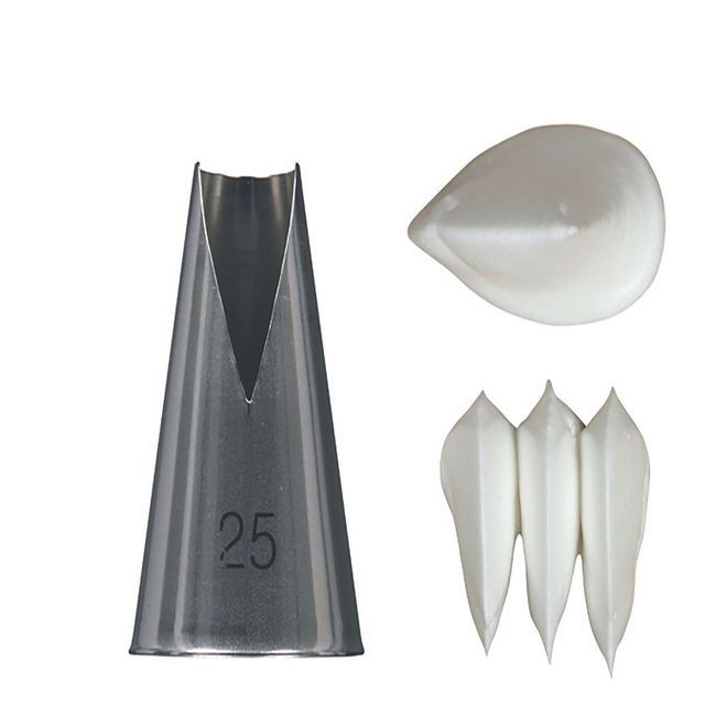 De Buyer Stainless Steel Saint Honore Nozzle, 0.4 In