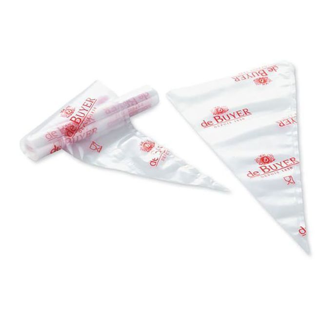De Buyer Polyethylene Disposable Pastry Bags, 20 Count
