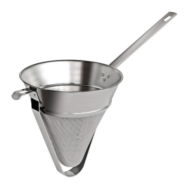 Louis Tellier Stainless Steel Chinois Fine Mesh Strainer, 7.9 In Diameter