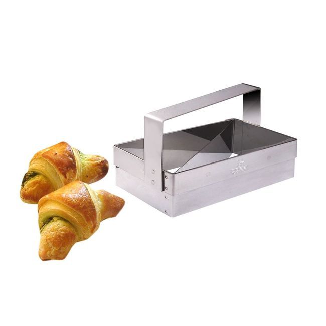 Gobel Stainless Steel Small Croissant Cutter, 3.9 In Length X 2.5 In Width X 3.5 In Height