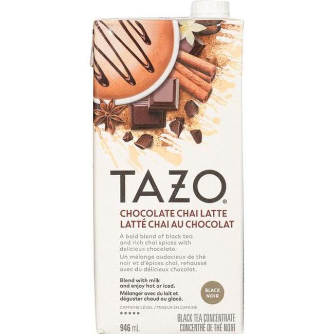 Tazo Chocolate Chai Latte Concentrate, 946 Ml -- 6 Per Case