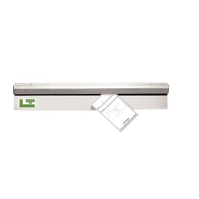 Louis Tellier Stainless Steel 25 Cm Check Holder With Marbles, 10 In Length X 3 In Width X 0.8 In Height