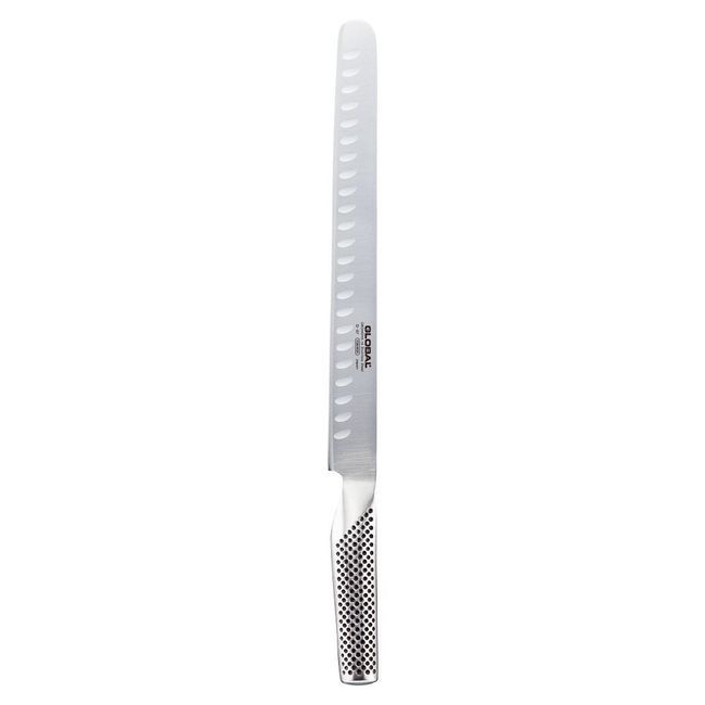 Global Fluted Ham Salmon Slicer Knife, 11 In Blade Length