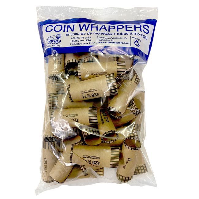 Dorfin Paper Loonies Coin Wrapper, 36 Count -- 20 Per Case