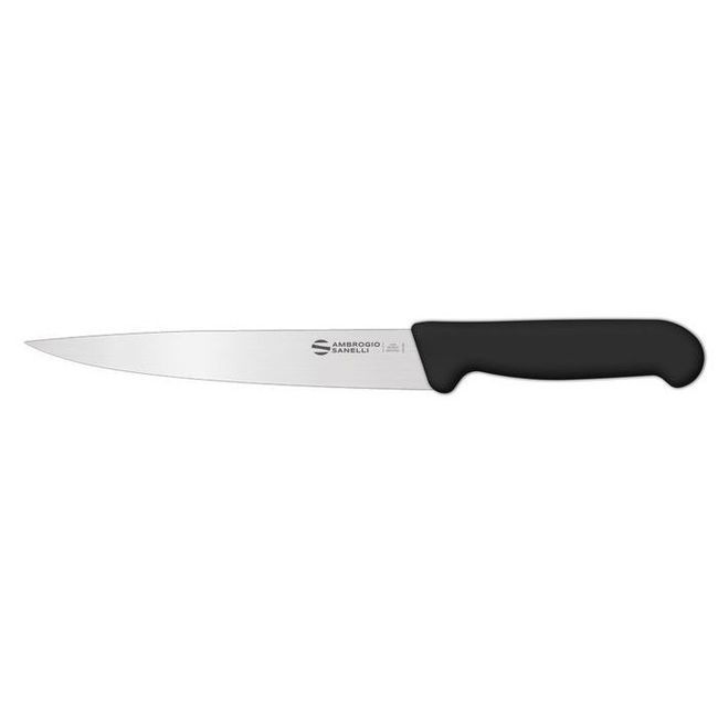 Ambrogio Sanelli Supra Flexible Fish Filleting Knife With Semi Polished Blade Finishing, 7 In