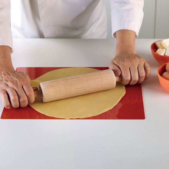 Silikomart Silicopat R Series Red Silicone Baking Sheet, 15.5 X 23.5 In