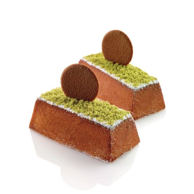 Silikomart Black Silicone 30 Cavities Mini Cake Mold, 24 In Length X 16 In Width X 1.5 In Height