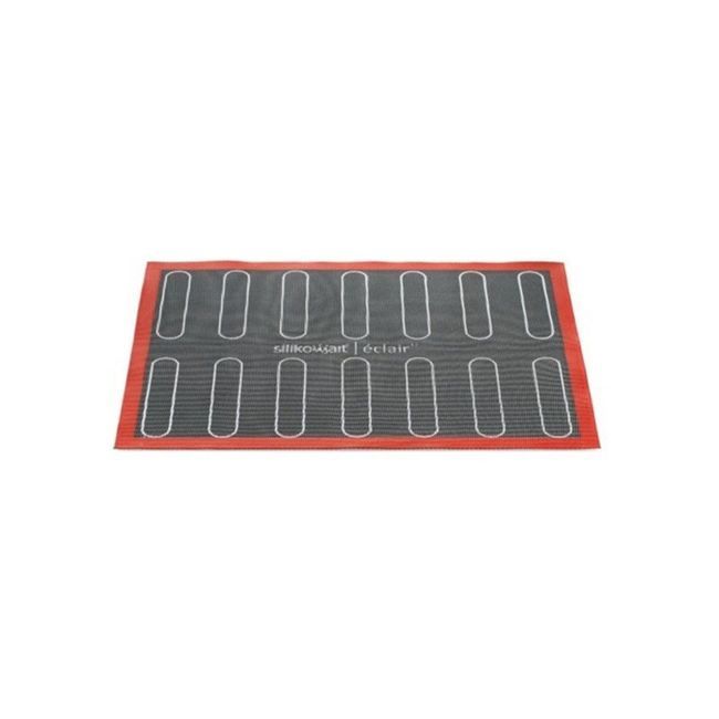 Silikomart Microperforated Silicone Choux And Eclair Air Mat, 11.81 In Length X 15.75 In Width