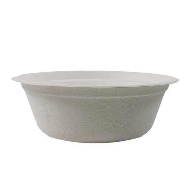 Kitch 24/7 Disposable White Molded Fiber Bowl, 16 Oz -- 400 Per Case
