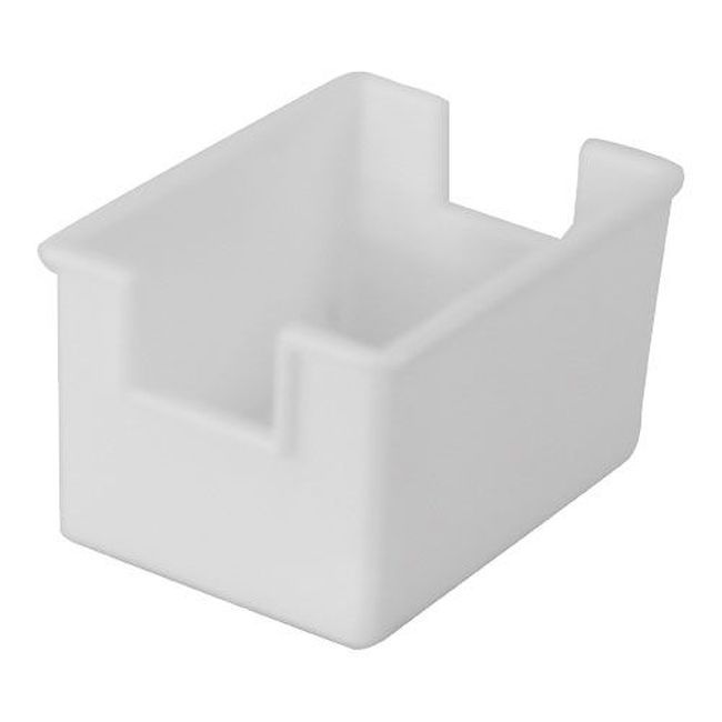 Winco Pph-1w Plastic White Sugar Packet Holder, 3.5 X 2.5 X 2 In