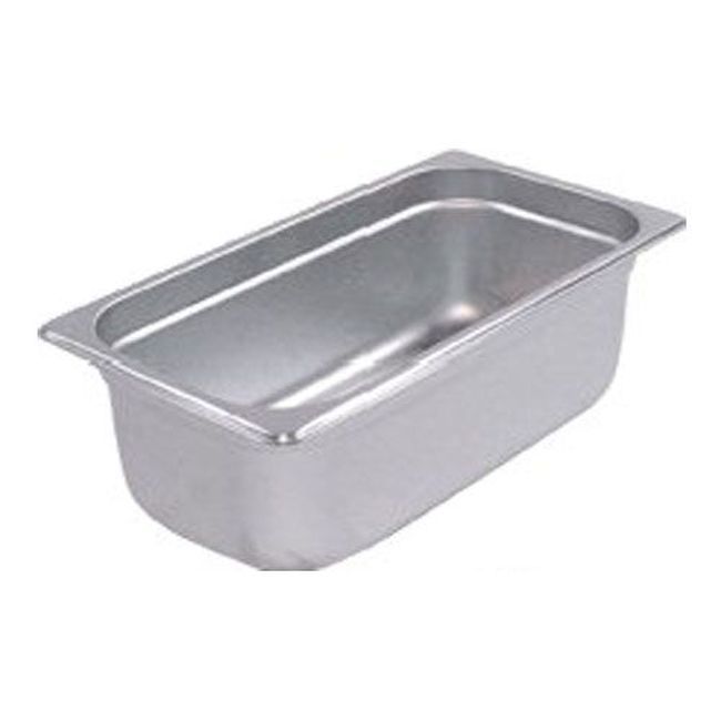 Winco Spjp-304 23 Gauge Stainless Steel Third Size Anti-jam Steam Table Pan, 4 In Deep
