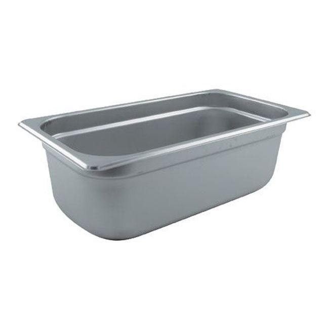 Winco Spjl-404 25 Gauge Stainless Steel Quarter Size Anti-jam Steam Table Pan, 4 In Deep