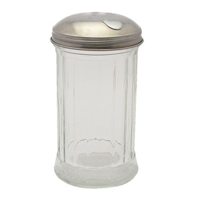 Winco G-102 Glass Sugar Pourer, 12oz Capacity