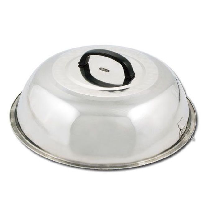 Winco Wkcs-15 Stainless Steel Wok Cover Only, 15.375 In