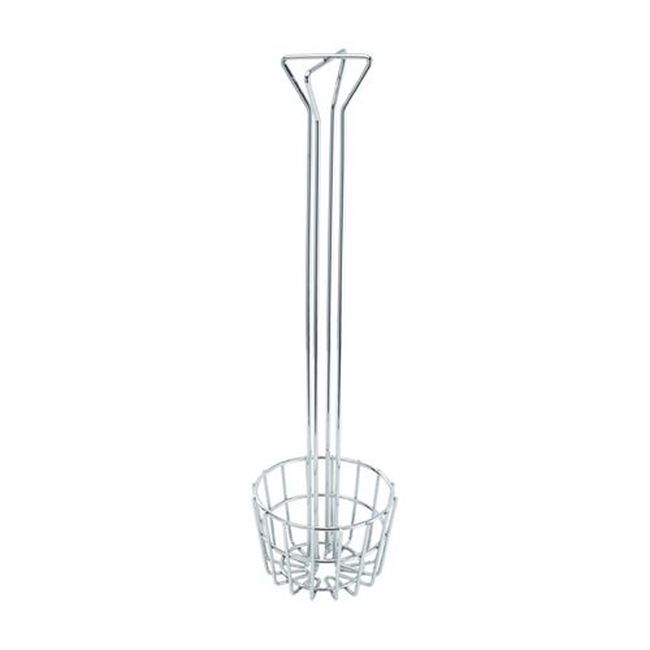 Winco Tb-25 Stainless Steel Tortilla Shell Fry Basket With 25 In Handle, 6.25 In Diameter