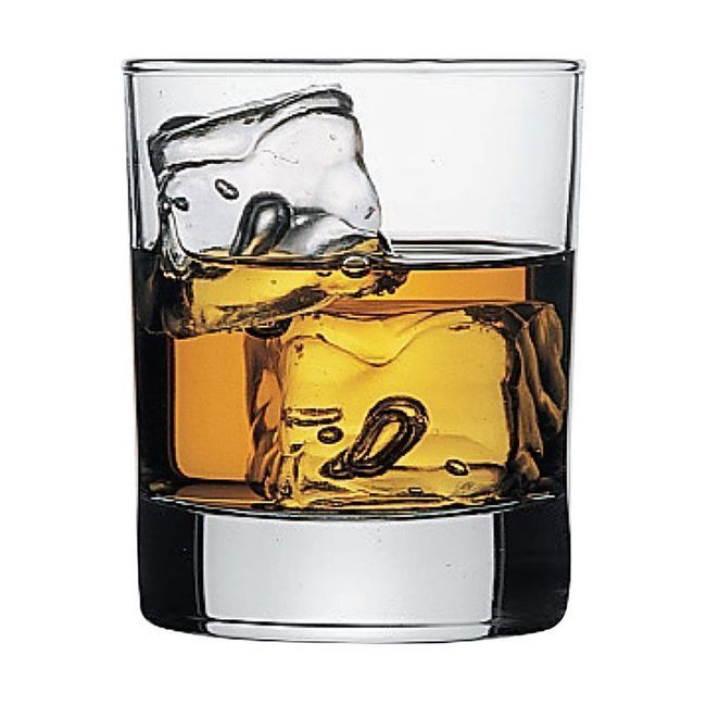 Pasabahce Side Heavy Sham Rocks Glass, 7.6 Oz Capacity -- 48 Per Case
