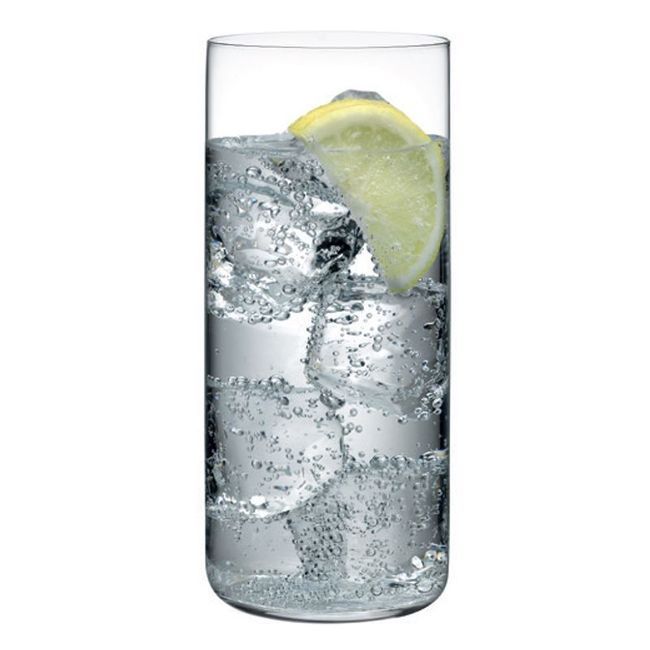 Nude Finesse Hi-ball Glass, 15 Oz Capacity -- 24 Per Case