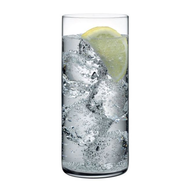 Nude Finesse Long Drink Glass, 11.75 Oz Capacity -- 24 Per Case