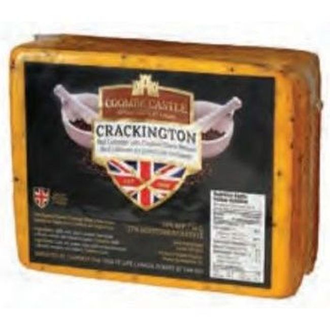 Coombe Castle Crackington Red Leicester With Black Pepper, 2.5 Kg -- 6 Per Case