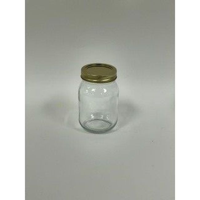 Somi Glass Jar With 2 Piece 70 Mm Lid, 500 Ml Capacity -- 12 Per Case