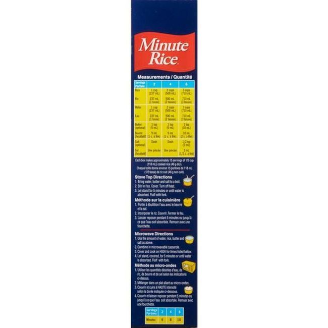 Minute Instant Rice, 700 G -- 12 Per Case