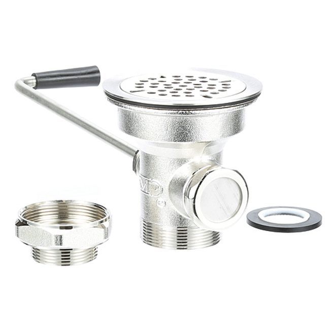 Power Soak Systems Pow212-2060 Twist Waste Drain For 3-1/2 In Sink Opening