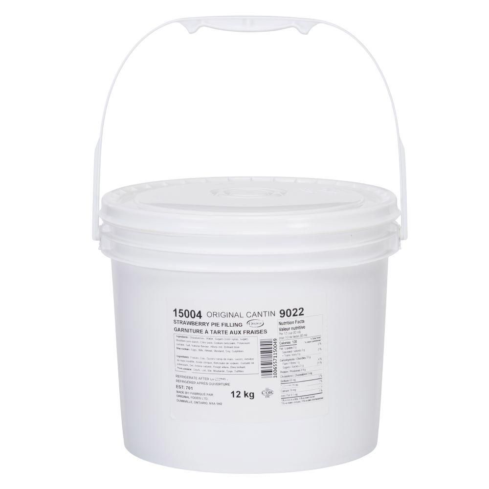 Cantin Strawberry Pie Filling, 12 Kg