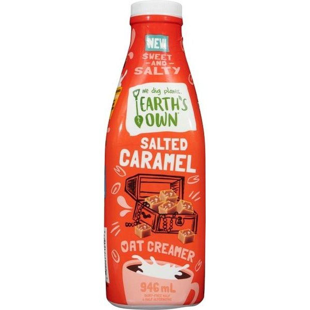 Earth's Own Salted Caramel Oat Creamer, 946 Ml -- 6 Per Case