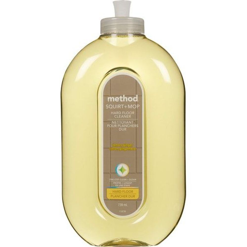 Method Lemon Ginger Hard Floor Cleaner, 739 Ml -- 6 Per Case