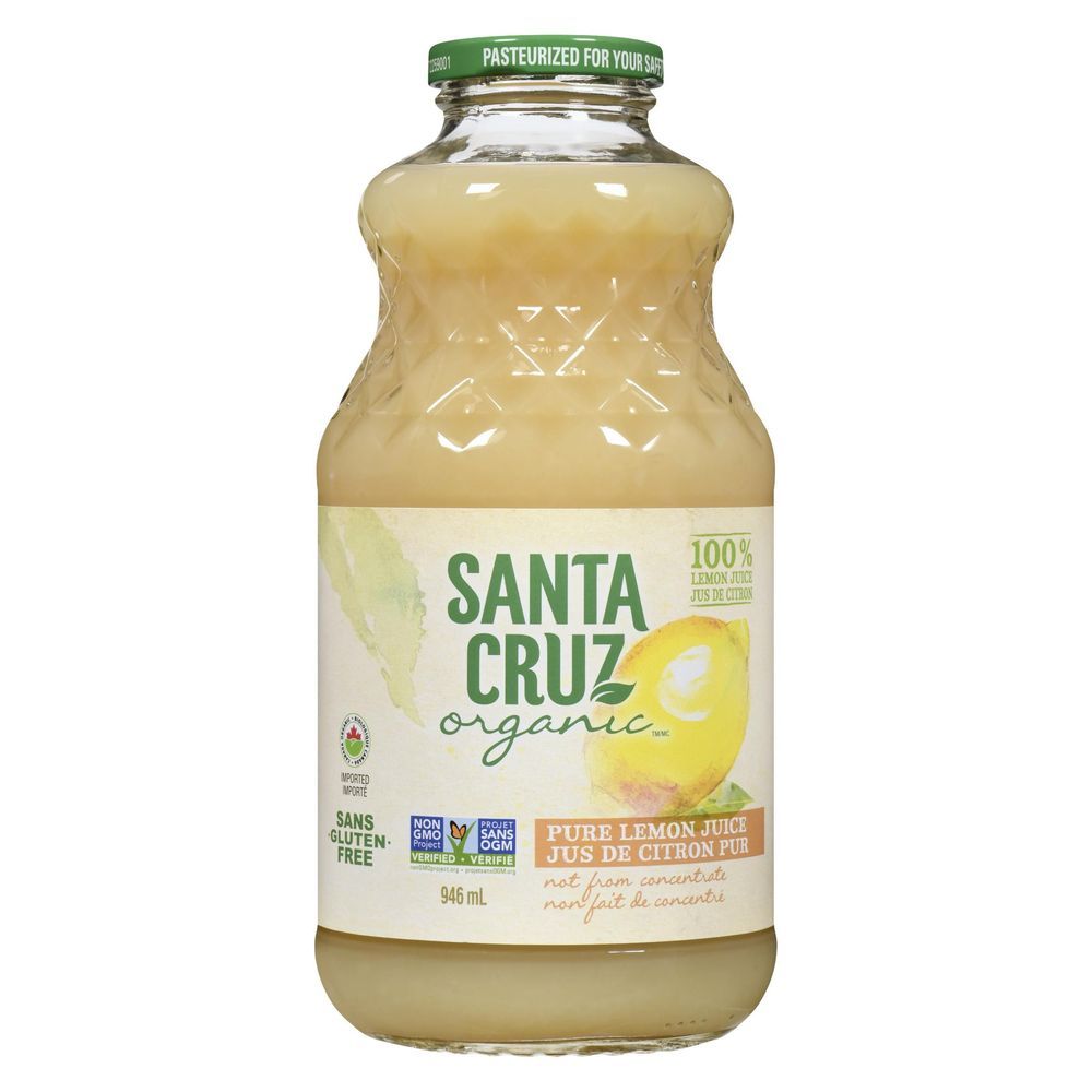 Santa Cruz Organic Pure Lemon Juice, 946 Ml -- 6 Per Case