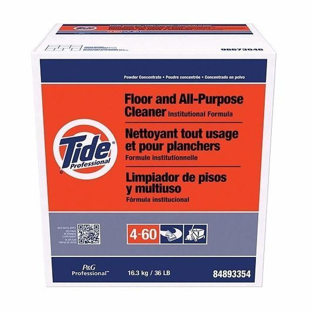 Tide Professional Institutional Formula Floor And All-purpose Concentrate Cleaner Powder, 36 Lb