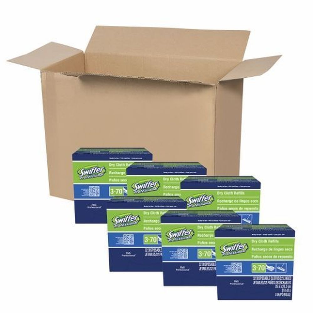 Swiffer Professional Regular 3-70 Sweeper And Disposable Dusting Cloth, 32 Count -- 6 Per Case